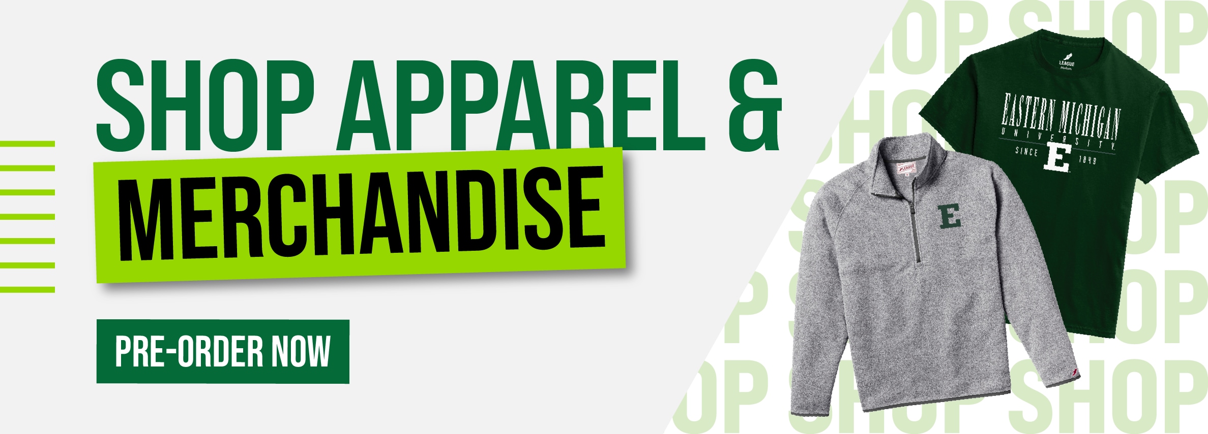 Shop Apparel & Merchandise. Pre-Order Now