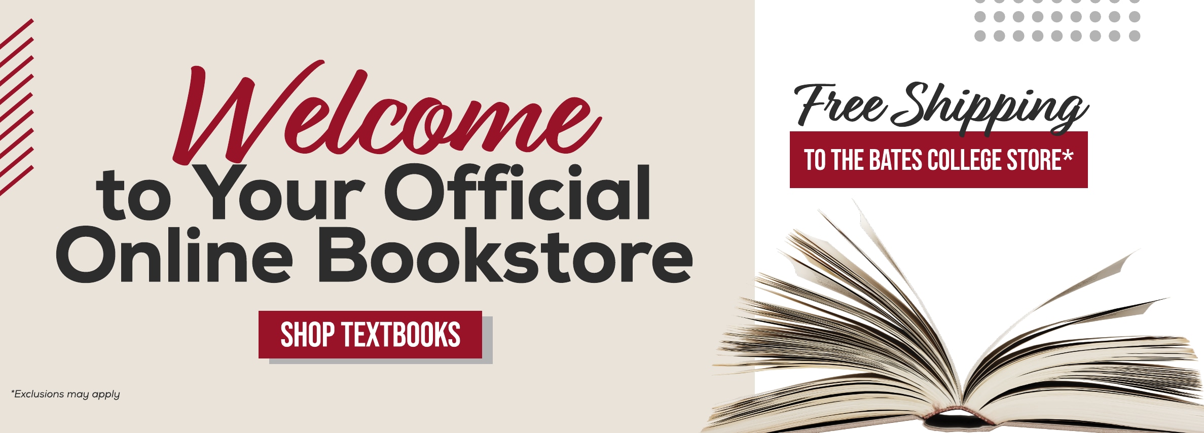 Welcome to Your Official Online Bookstore Free Shipping to Campus