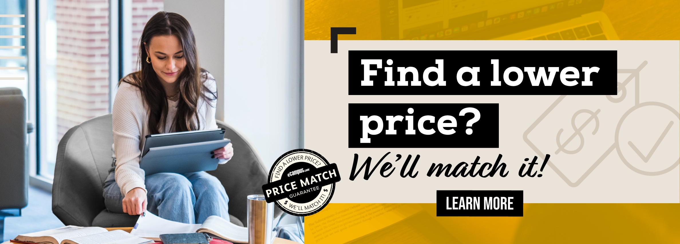 Find a lower price? Weâ€™ll match it! Learn more.	