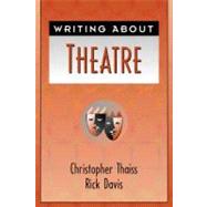 Writing About Theater