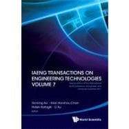 Iaeng Transactions on Engineering Technologies Volume 7 - Special Edition of the International Multiconference of Engineers and Computer Scientists 2011