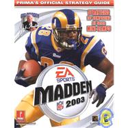 Madden NFL 2003 : Prima's Official Strategy Guide