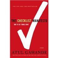 The Checklist Manifesto How to Get Things Right,9780312430009