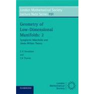 Geometry of Low-Dimensional Manifolds: Symplectic Manifolds and Jones-Witten Theory
