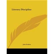 Literary Discipline 1923