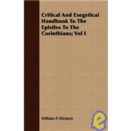 Critical And Exegetical Handbook To The Epistles To The Corinthians