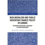 Neoliberalism and Public Education Finance Policy in Canada