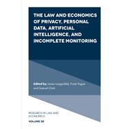 The Law and Economics of Privacy, Personal Data, Artificial Intelligence, and Incomplete Monitoring