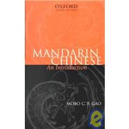 Mandarin Chinese An Introduction