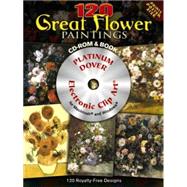 120 Great Flower Paintings Platinum DVD and Book
