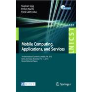 Mobile Computing, Applications, and Services