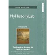 NEW MyHistoryLab Student Access Code Card for The American Journey Combined (standalone)