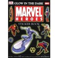 Ultimate Sticker Book: Glow-in-the-Dark: Marvel Heroes