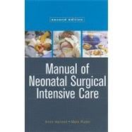 Manual of Neonatal Surgical Intensive Care