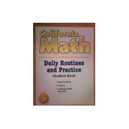 Houghton Mifflin Mathmatics California; Daily Routine And Practice Book Level 5