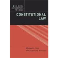 The Oxford Introductions to U.S. Law Constitutional Law