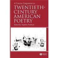 A Concise Companion To Twentieth-century American Poetry