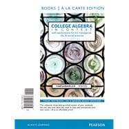 College Algebra in Context, Books a la Carte Edition