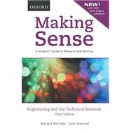 Making Sense in Engineering and the Technical Sciences A Student's Guide to Research and Writing, 3e