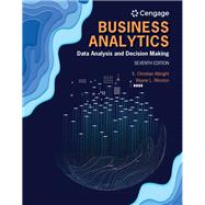 MindTap for Albright/Winston's Business Analytics: Data Analysis & Decision Making, 7th Edition [Instant Access], 1 term