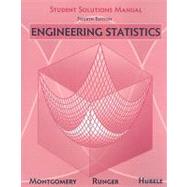 Engineering Statistics, Student Solutions Manual, 4th Edition