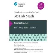 MyLab Math with Pearson eText -- 18 Week Standalone Access Card -- for Prealgebra