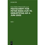 Festschrift Fur Peter Rieb Zum 70. Geburtstag Am 4. Juni 2002