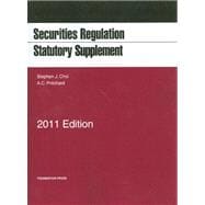 Securities Regulation Statutory Supplement 2011