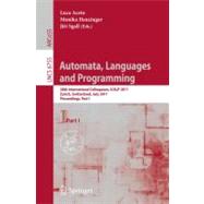 Automata, Languages and Programming : 38th International Colloquium, ICALP 2011, Zurich, Switzerland, July 4-8, 2011. Proceedings, Part I