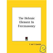 The Hebraic Element in Freemasonry