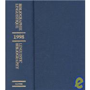 Bibliographie Linguistique De L'Annee 1998/Linguistic and Supplement for Previoi