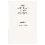 American Alpine Journal Index, 29-'76