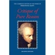 Kant: Critique of Pure Reason book cover, ISBN 9781009600064