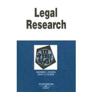Legal Research in a Nutshell