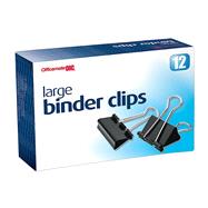 Binder Clips, Large, 2