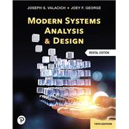 Modern Systems Analysis and Design [Rental Edition]