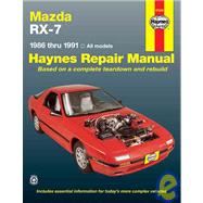 Mazda RX-7  1986 thru 1991 - All models