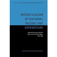 Reconciliation of National Income and Expenditure: Balanced Estimates of National Income for the United Kingdom, 1920â€“1990