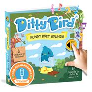 Ditty Bird | Interactive Funny Body Sounds Book for toddlers 1- 3 | Gift for 1 year old boy girl