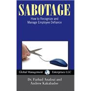Sabotage : How to Recognize and Manage Employee Defiance