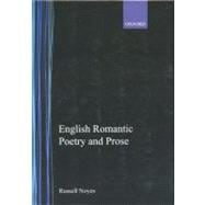 English Romantic Poetry and Prose
