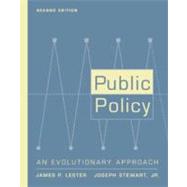 Public Policy An Evolutionary Approach