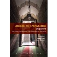 Access to Knowledge in Egypt New Research in Intellectual Property, Innovation and Development