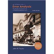 An Introduction to Error Analysis: The Study of Uncertainties in Physical Measurements