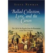Ballad Collection, Lyric, and the Canon