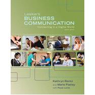 Lesikar's Business Communication: Connecting in a Digital World, 12th Edition,9780077800093
