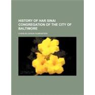 History of Har Sinai Congregation of the City of Baltimore