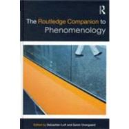 The Routledge Companion to Phenomenology