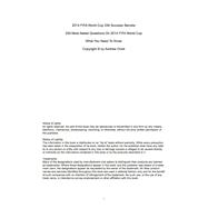 2014 FIFA World Cup 334 Success Secrets - 334 Most Asked Questions On 2014 FIFA World Cup - What You Need To Know