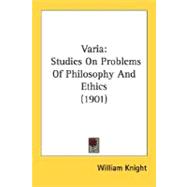 Vari : Studies on Problems of Philosophy and Ethics (1901)